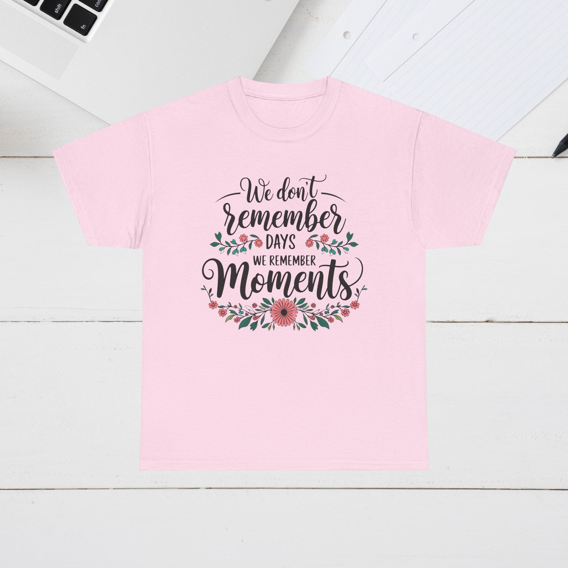 Moments Remembrance Unisex Heavy Cotton Tee - Inspirational Graphic Shirt - GULLYDESIGN