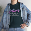 Passion is the Key Unisex Heavy Cotton Tee - Motivational T-Shirt for Inspiration and Abundance