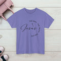 Faith-Inspired Unisex Heavy Cotton Tee - 'The Way, The Truth, The Life' - GULLYDESIGN