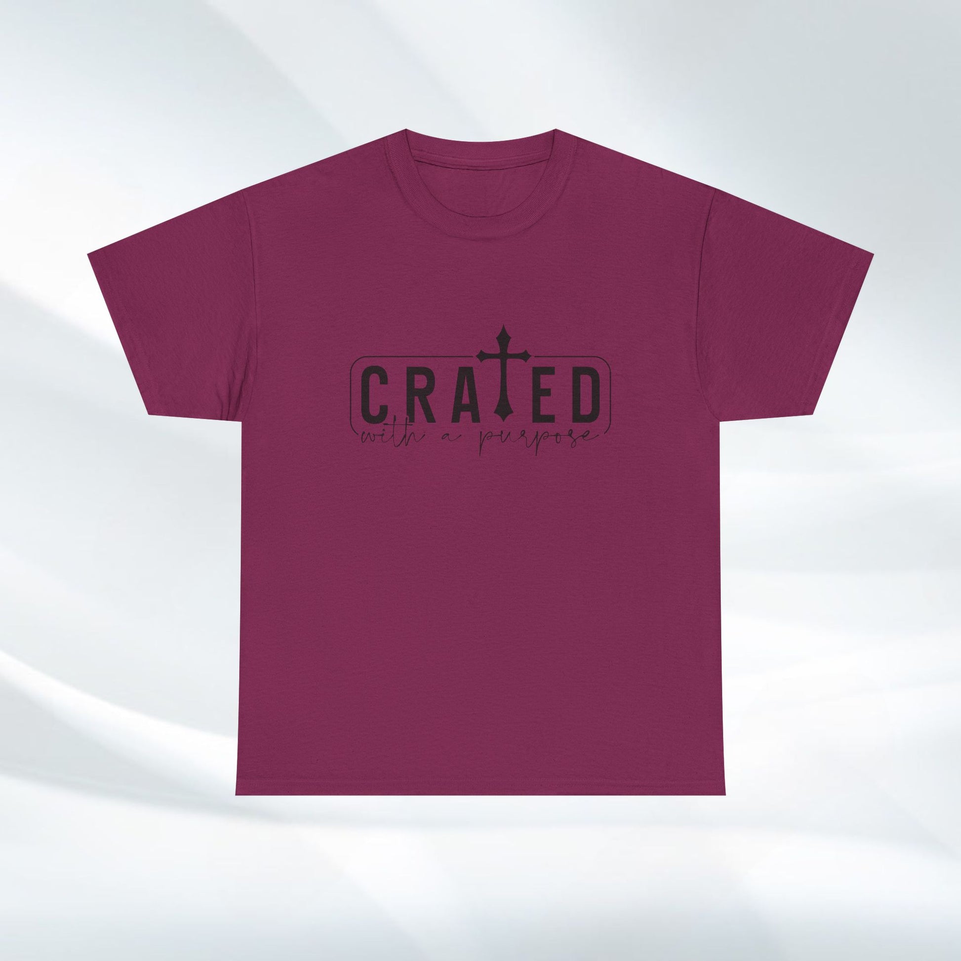 Unisex Heavy Cotton Tee - Grated with a Purpose Graphic Tee - GULLYDESIGN