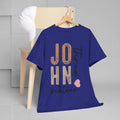 Personalized Unisex Heavy Cotton Tee - Custom Name & Age Design - GULLYDESIGN