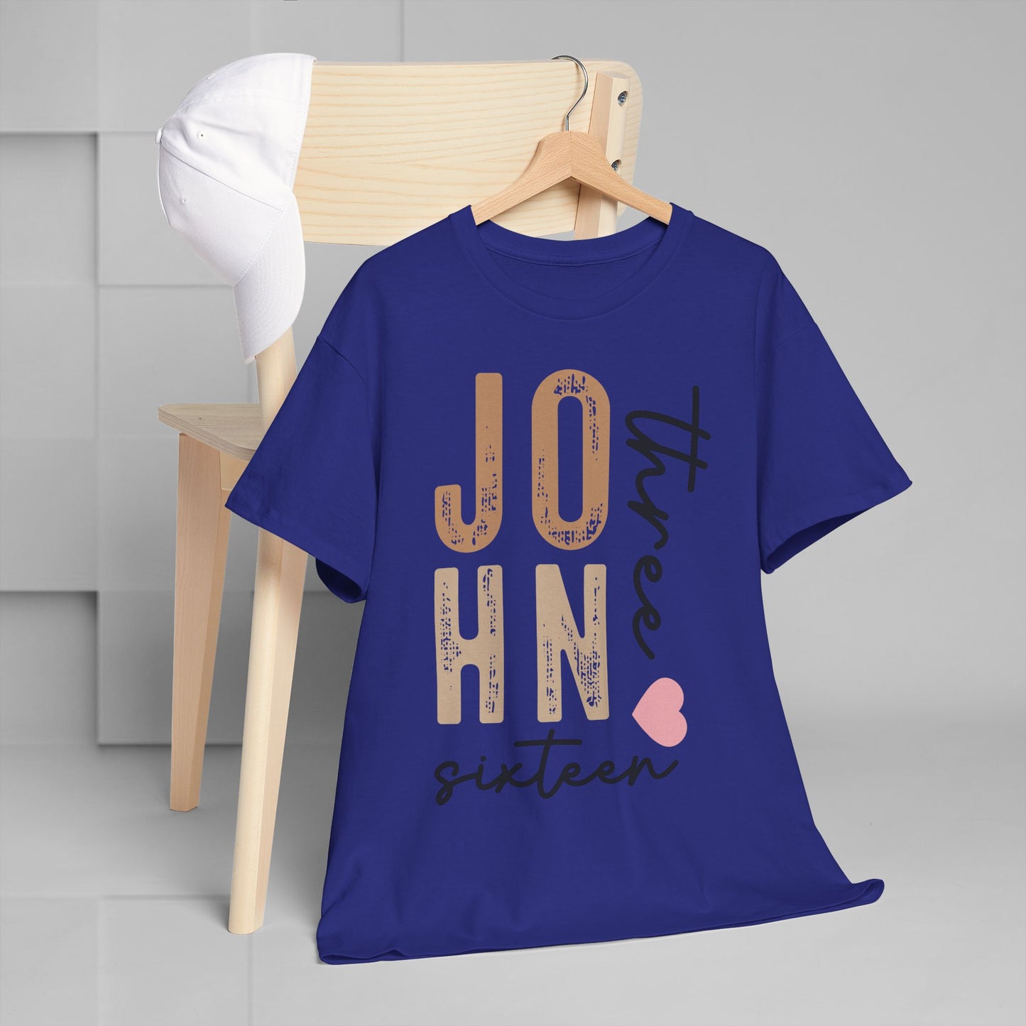 Personalized Unisex Heavy Cotton Tee - Custom Name & Age Design