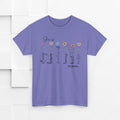 Inspirational Mom Heavy Cotton Tee - Strong, Brave, Kind, Beautiful Design - GULLYDESIGN