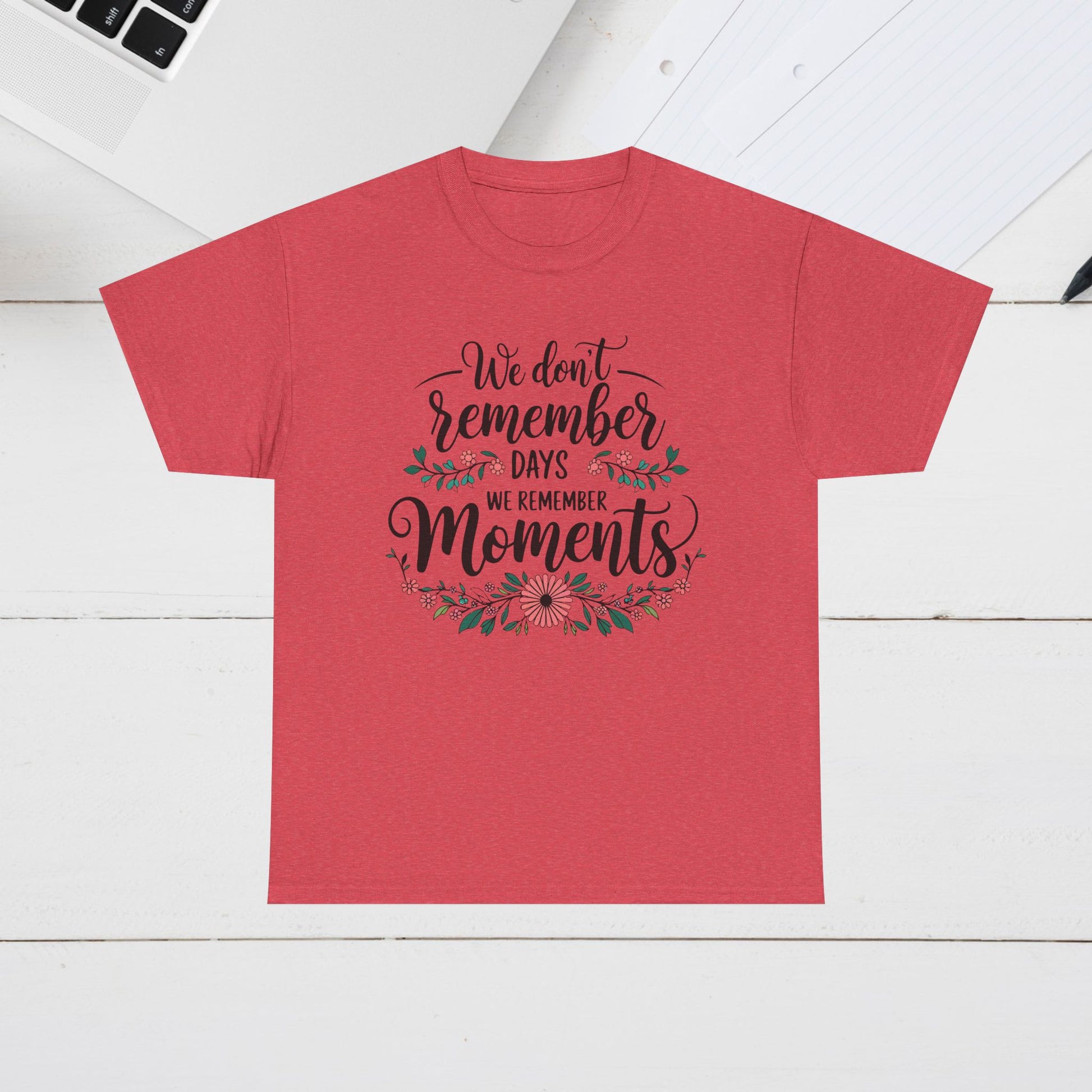 Moments Remembrance Unisex Heavy Cotton Tee - Inspirational Graphic Shirt - GULLYDESIGN