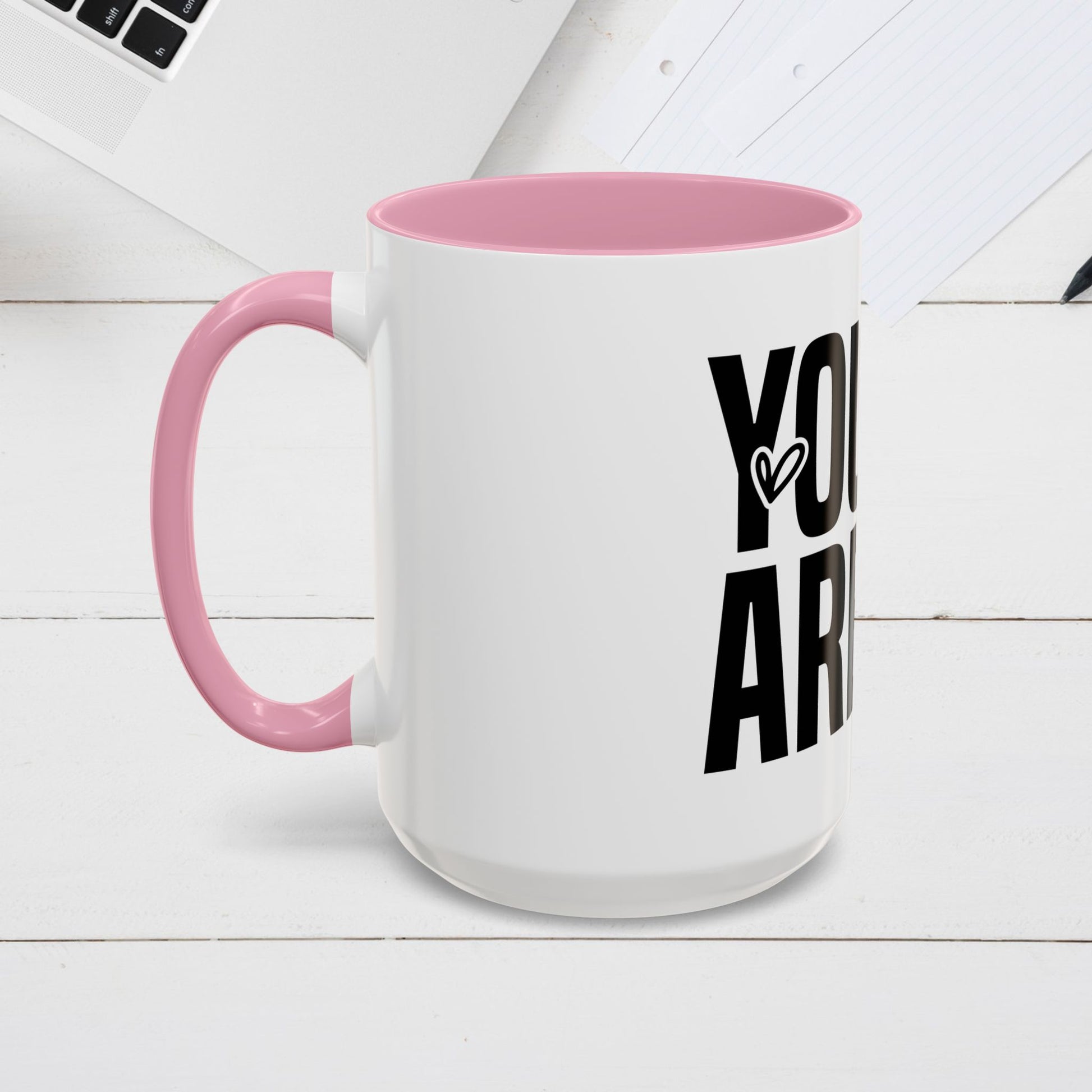 Inspirational Colorful Mug - Empowering Affirmations for Coffee Lovers - GULLYDESIGN