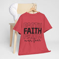 Faith Over Fear Unisex Heavy Cotton Tee - Inspirational T-Shirt - GULLYDESIGN