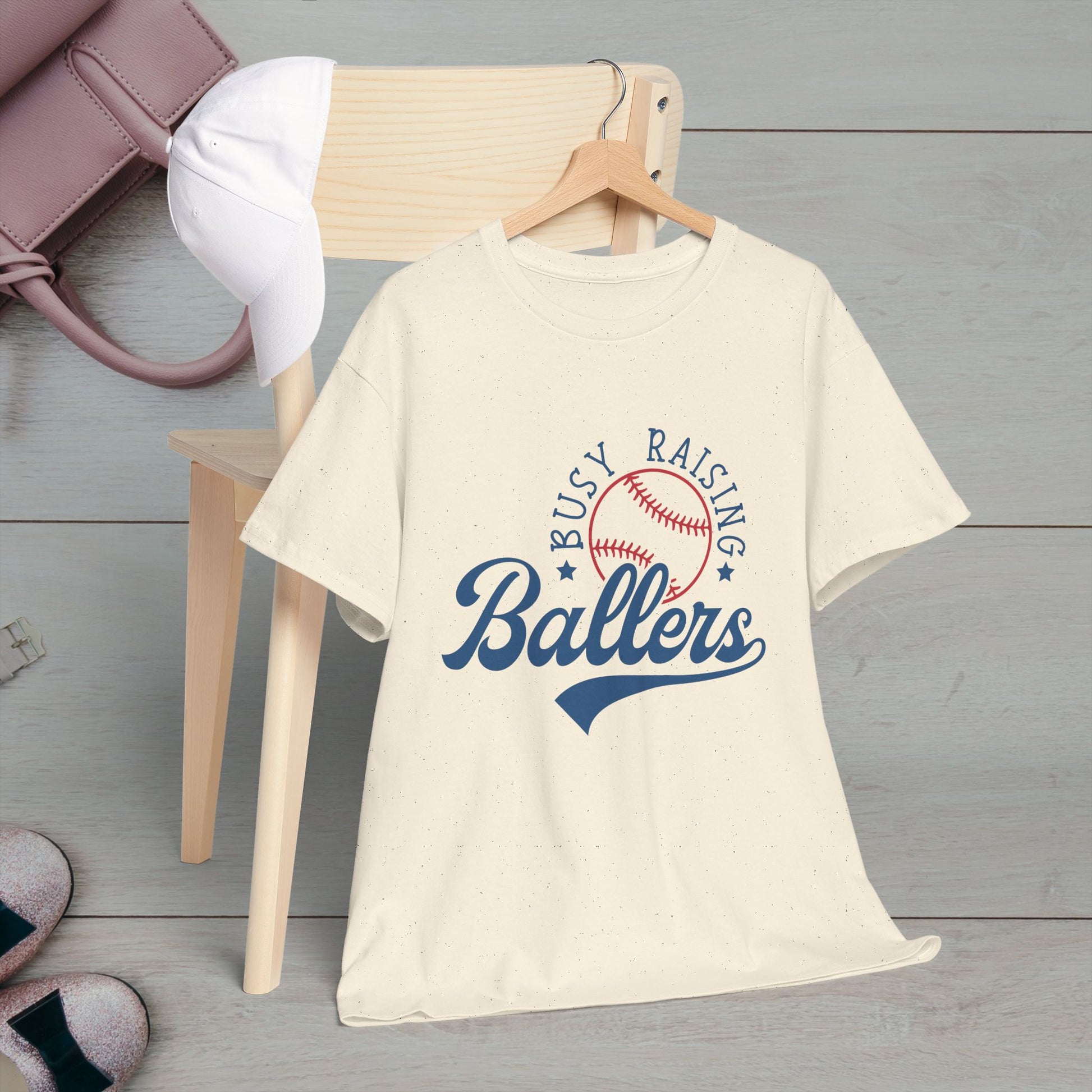 Busy Raising Ballers Unisex Heavy Cotton Tee - GULLYDESIGN