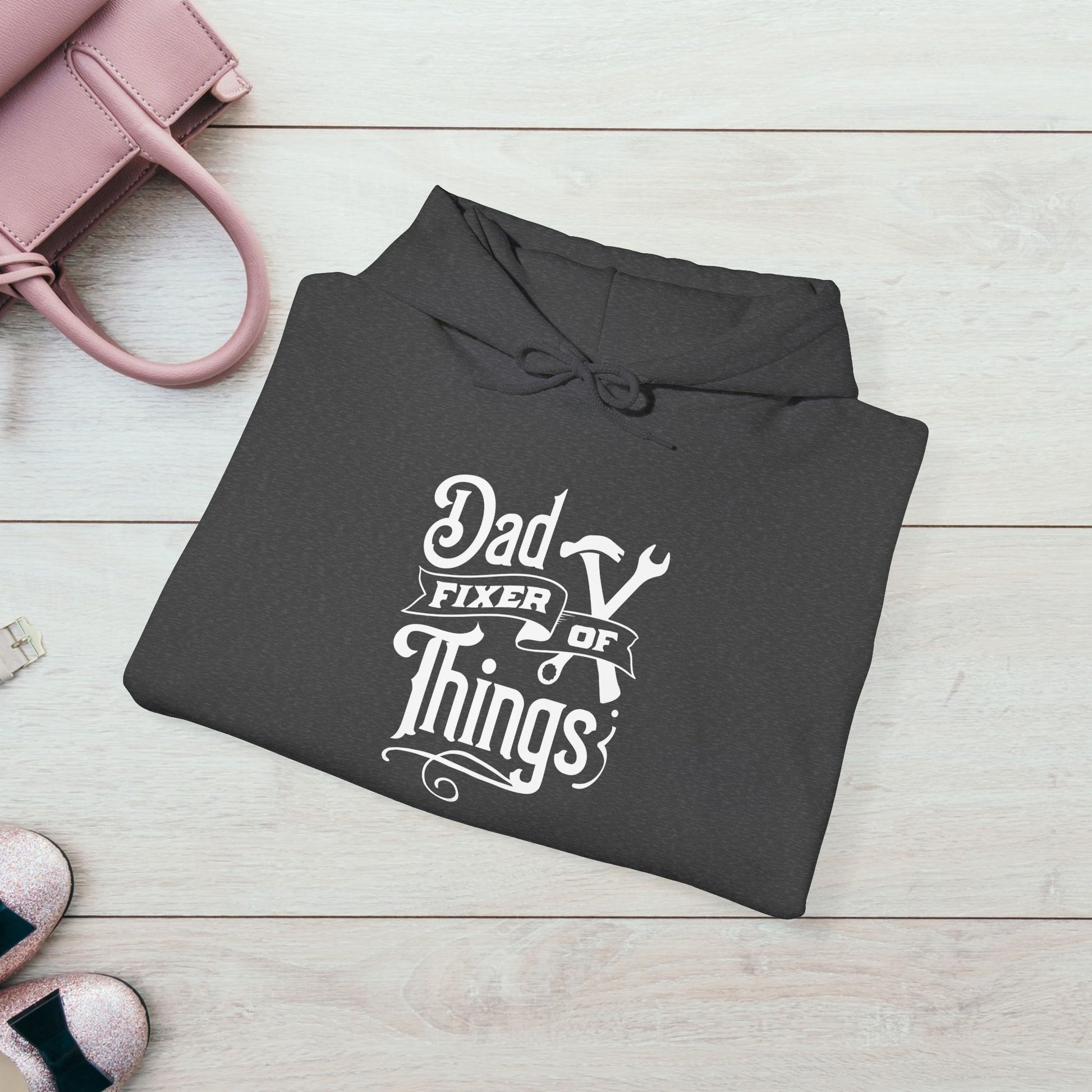 Dad Fixer Of Things Hooded Sweatshirt  - Unisex Heavy Blend™ - GULLYDESIGN