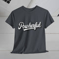 Unisex Heavy Cotton Tee - 'Powerful' Graphic Tee for Empowerment and Self-Expression - GULLYDESIGN