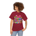 Happy Easter Unisex Heavy Cotton Tee - Fun & Festive Spring Shirt - GULLYDESIGN