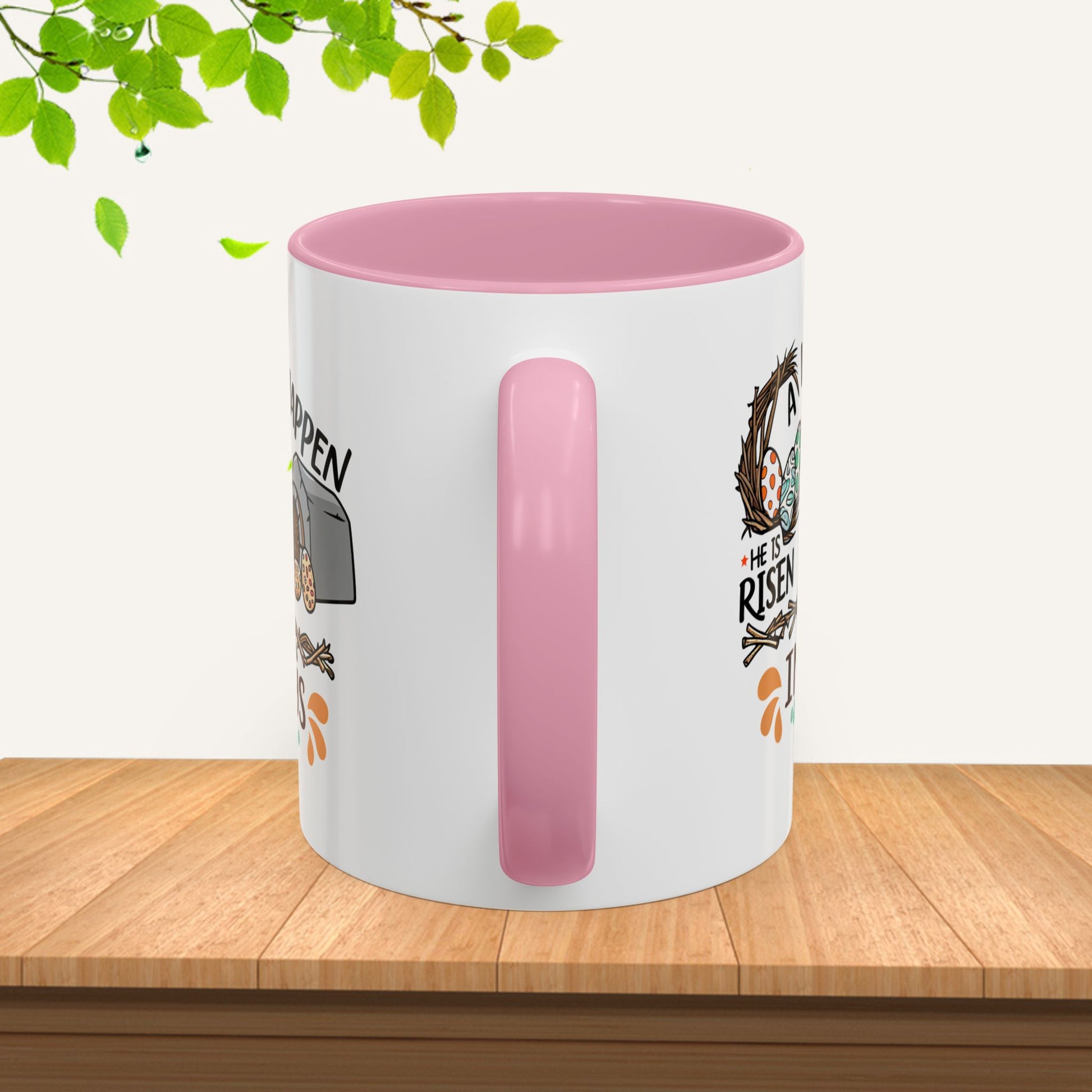 Inspirational Easter Mug - "A Lot Can Happen in 3 Days" - Colorful 11oz & 15oz Coffee Cup - GULLYDESIGN