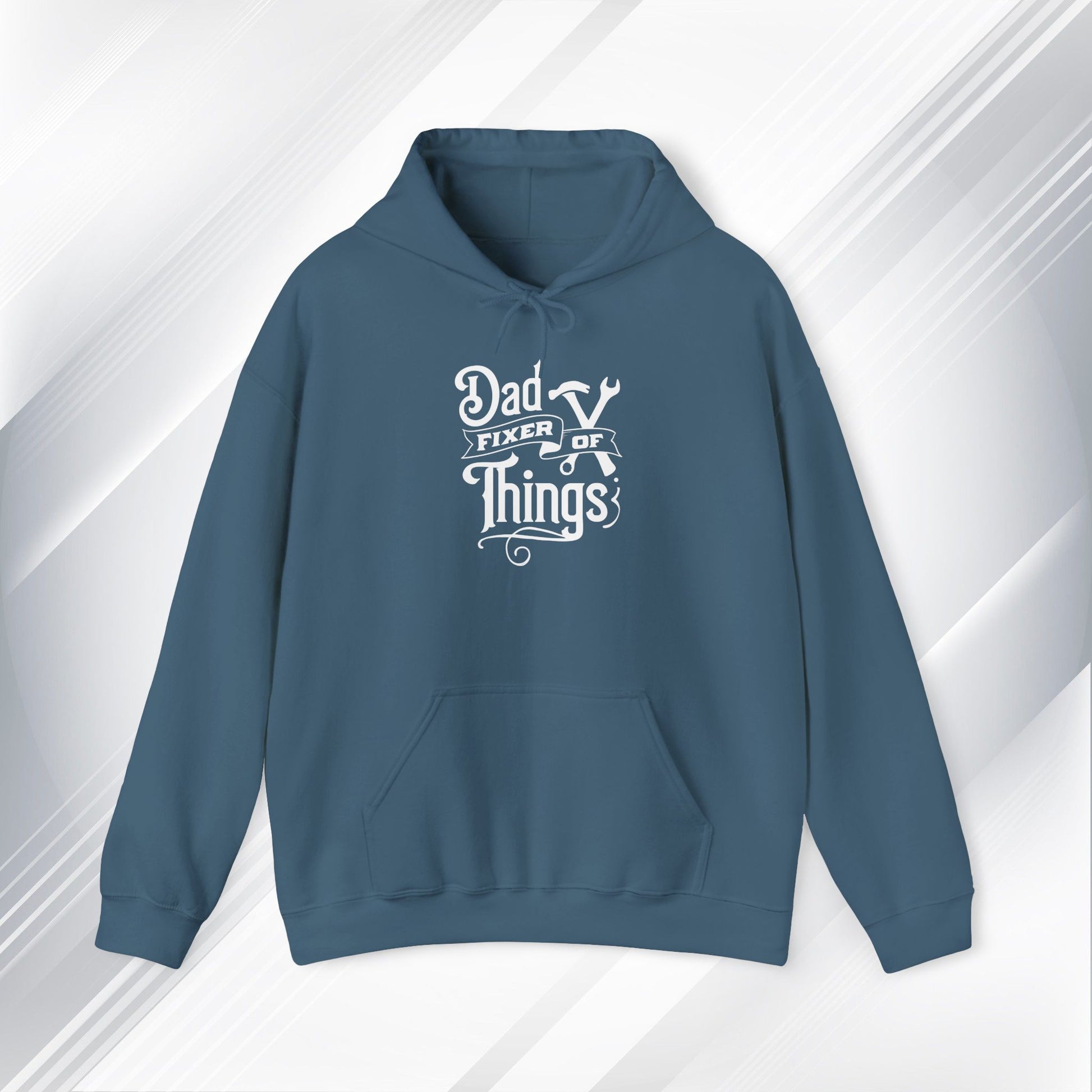 Dad Fixer Of Things Hooded Sweatshirt  - Unisex Heavy Blend™ - GULLYDESIGN