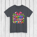 Happy Easter Unisex Heavy Cotton Tee - Fun & Festive Spring Shirt - GULLYDESIGN