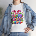 Happy Easter Unisex Heavy Cotton Tee - Fun & Festive Spring Shirt - GULLYDESIGN