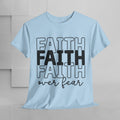 Faith Over Fear Unisex Heavy Cotton Tee - Inspirational T-Shirt - GULLYDESIGN