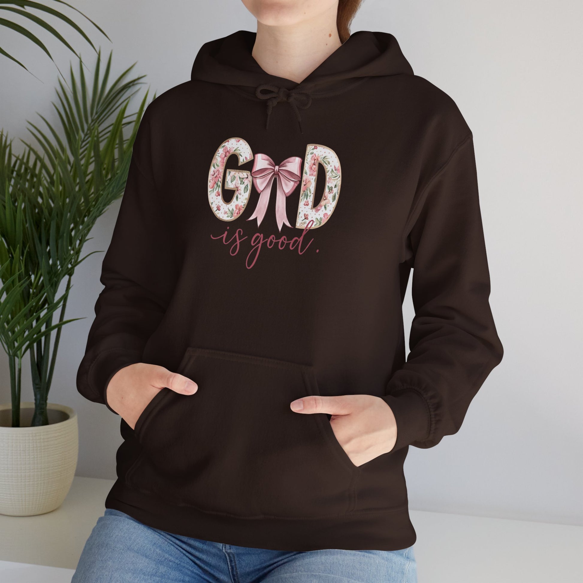 Inspirational God is Good Hoodie - Unisex Heavy Blend™ Sweatshirt - GULLYDESIGN
