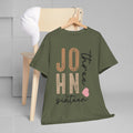 Personalized Unisex Heavy Cotton Tee - Custom Name & Age Design - GULLYDESIGN