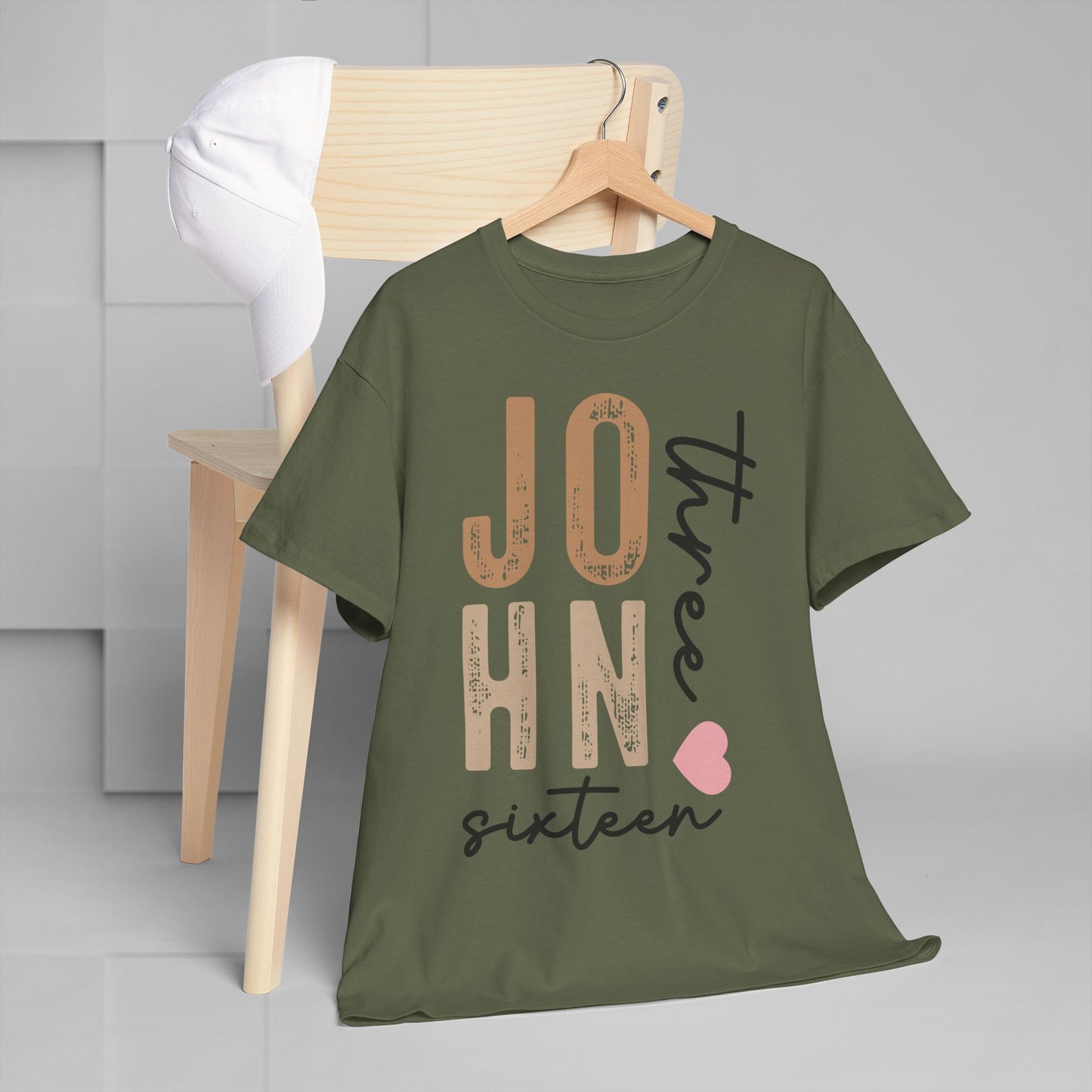 Personalized Unisex Heavy Cotton Tee - Custom Name & Age Design