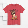 Fueled by Coffee & Chaos Unisex Tee - Fun Graphic Shirt for Coffee Lovers - GULLYDESIGN