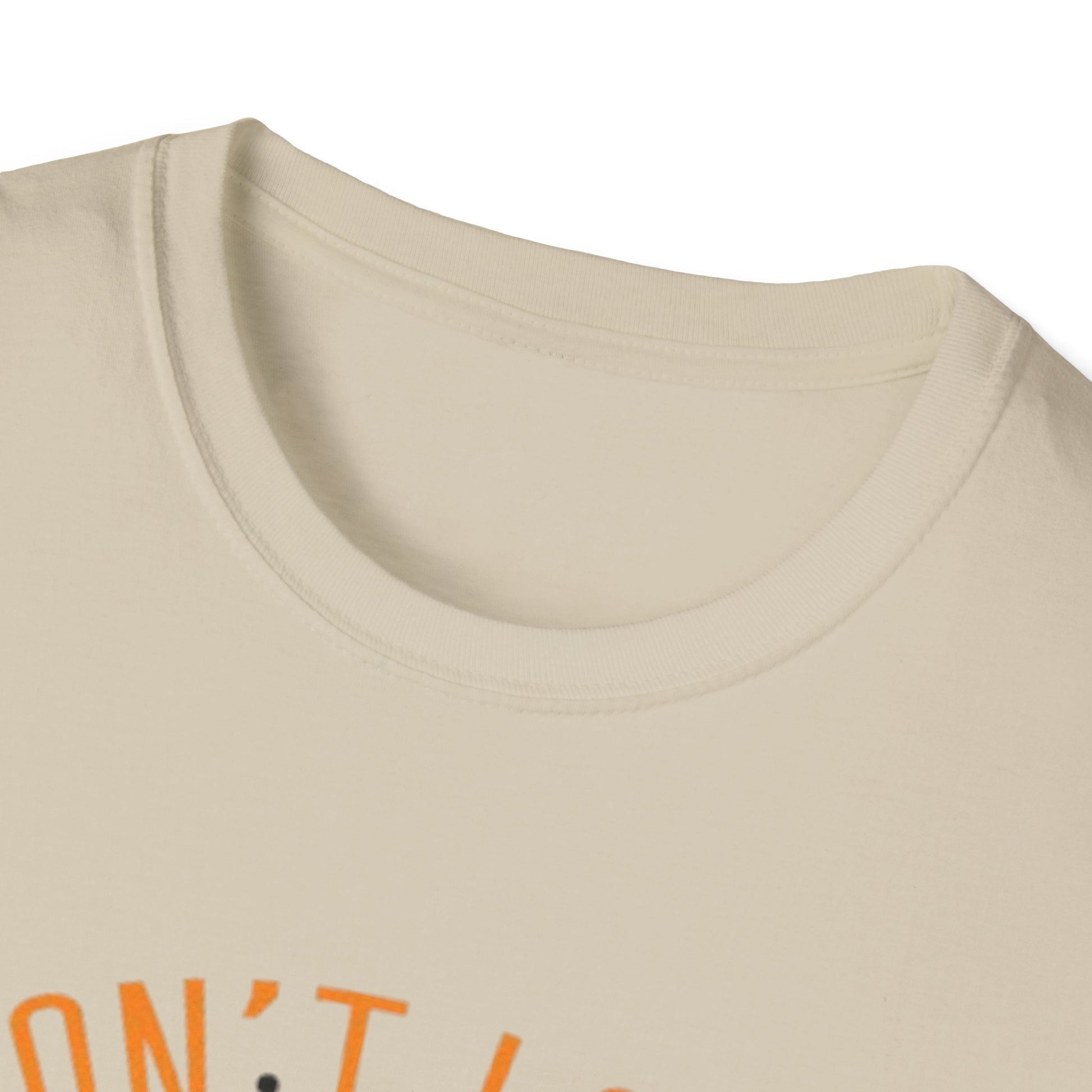 Inspirational Unisex Softstyle T-Shirt - 'Don't Look Back You're Not Going That Way' - Motivational Apparel for Everyday Wear - GULLYDESIGN