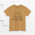 Inspirational Unisex Heavy Cotton Tee - 'Be The Light' Matthew 5:14 - GULLYDESIGN