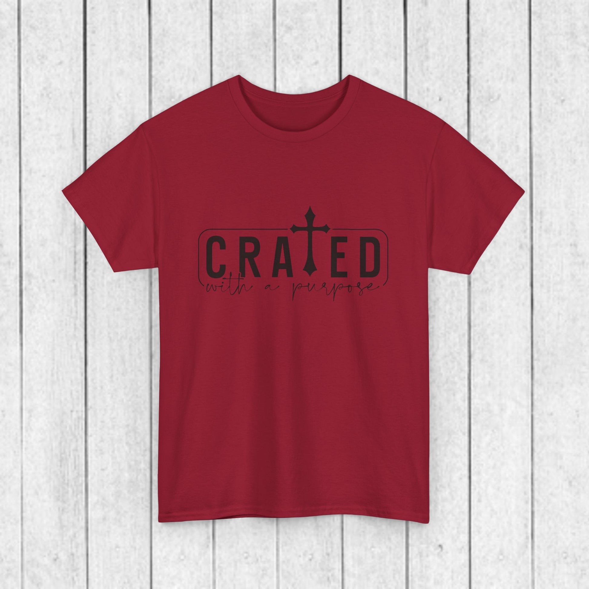 Unisex Heavy Cotton Tee - Grated with a Purpose Graphic Tee - GULLYDESIGN