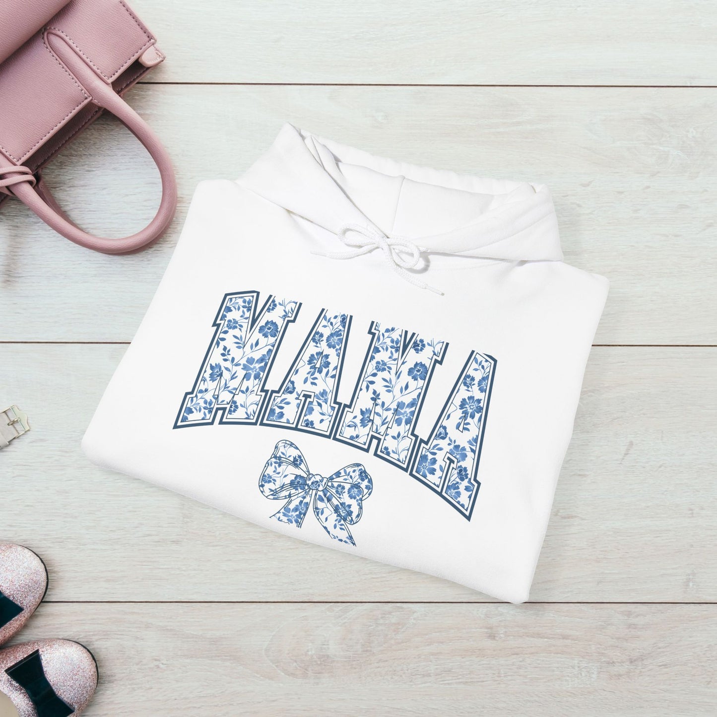 Floral Mama Hoodie - Comfortable Unisex Heavy Blend Sweatshirt for Moms