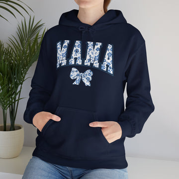 Floral Mama Hoodie - Comfortable Unisex Heavy Blend Sweatshirt for Moms - GULLYDESIGN