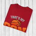 That's My Son Basketball T-Shirt - Unisex Garment-Dyed Tee for Proud Parents - GULLYDESIGN