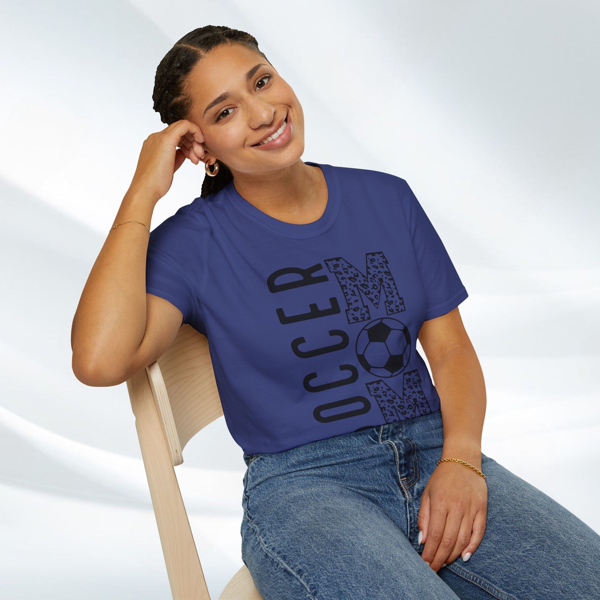 Soccer Mom Unisex Softstyle T-Shirt - Perfect Gift for Sporty Moms - GULLYDESIGN