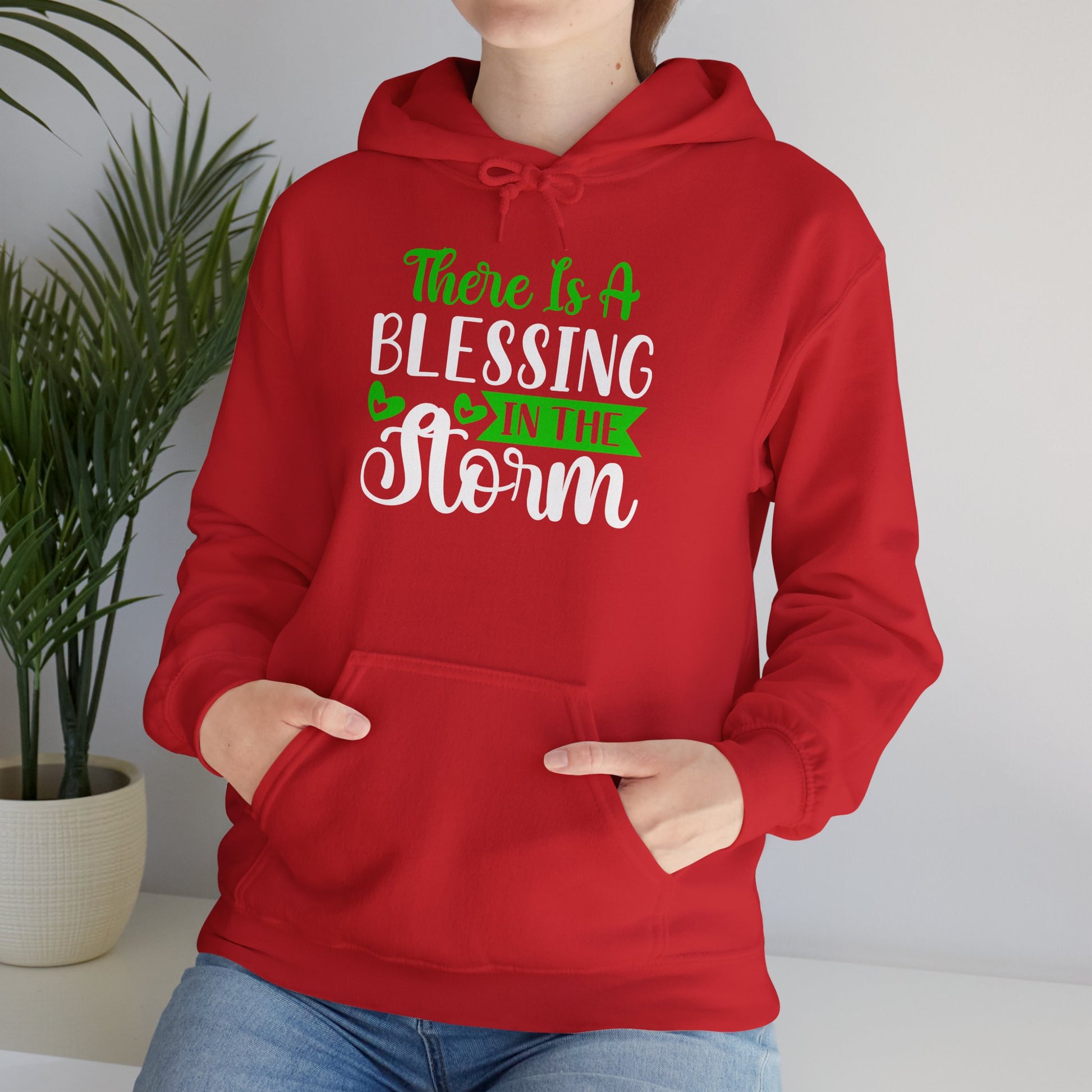 Blessing in the Storm Hoodie | Unisex Heavy Blend Sweatshirt for Comfort and Style - GULLYDESIGN