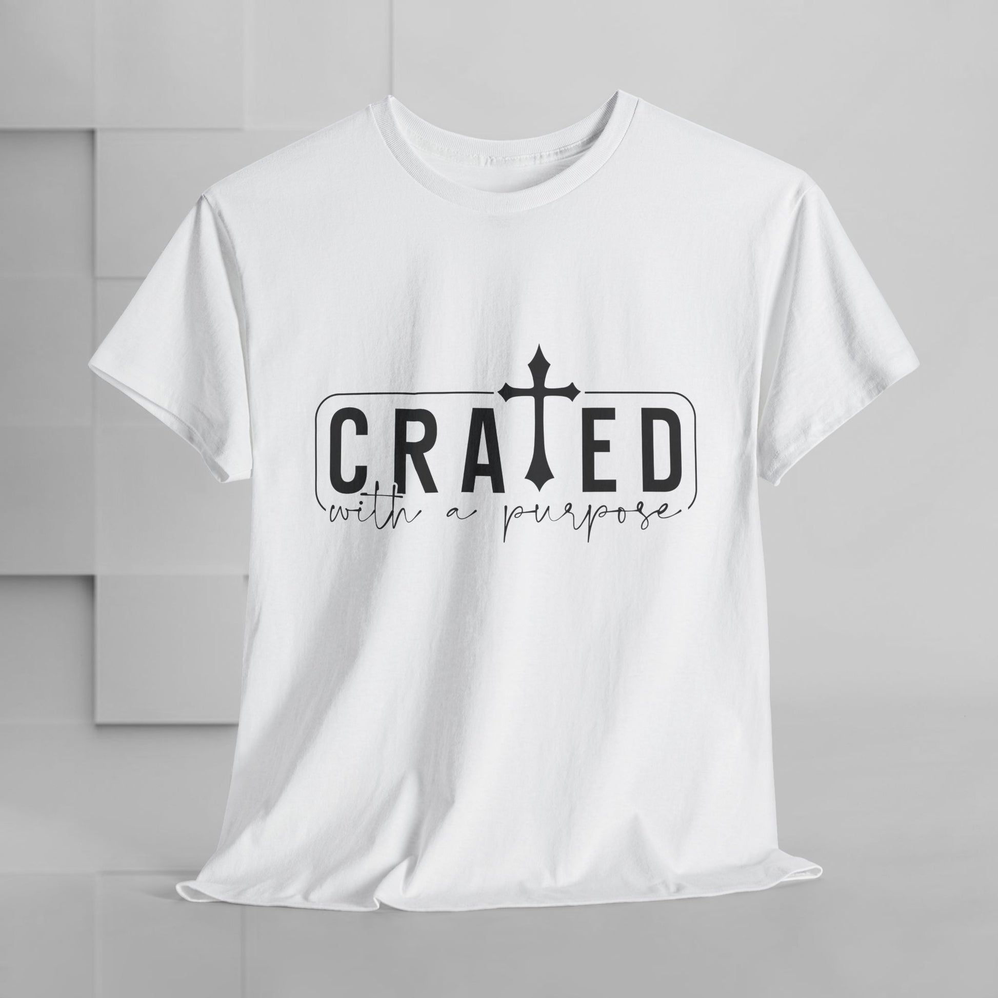 Unisex Heavy Cotton Tee - Grated with a Purpose Graphic Tee - GULLYDESIGN