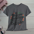 Empowering Women's Quote Unisex Heavy Cotton Tee - 'She Overcame Everything' - GULLYDESIGN