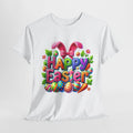 Happy Easter Unisex Heavy Cotton Tee - Fun & Festive Spring Shirt - GULLYDESIGN
