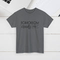 Inspirational Unisex Heavy Cotton Tee - 'Tomorrow Needs You' - GULLYDESIGN
