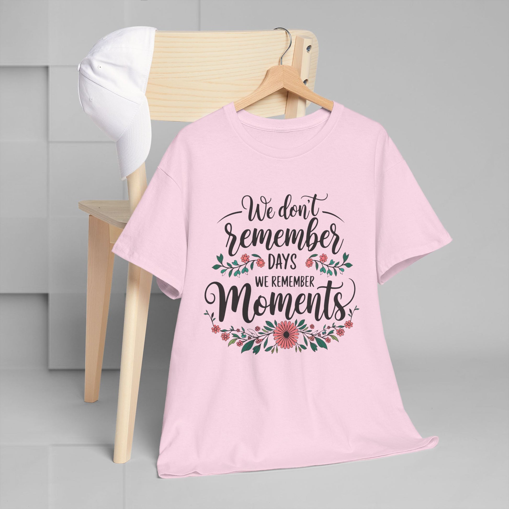 Moments Remembrance Unisex Heavy Cotton Tee - Inspirational Graphic Shirt - GULLYDESIGN