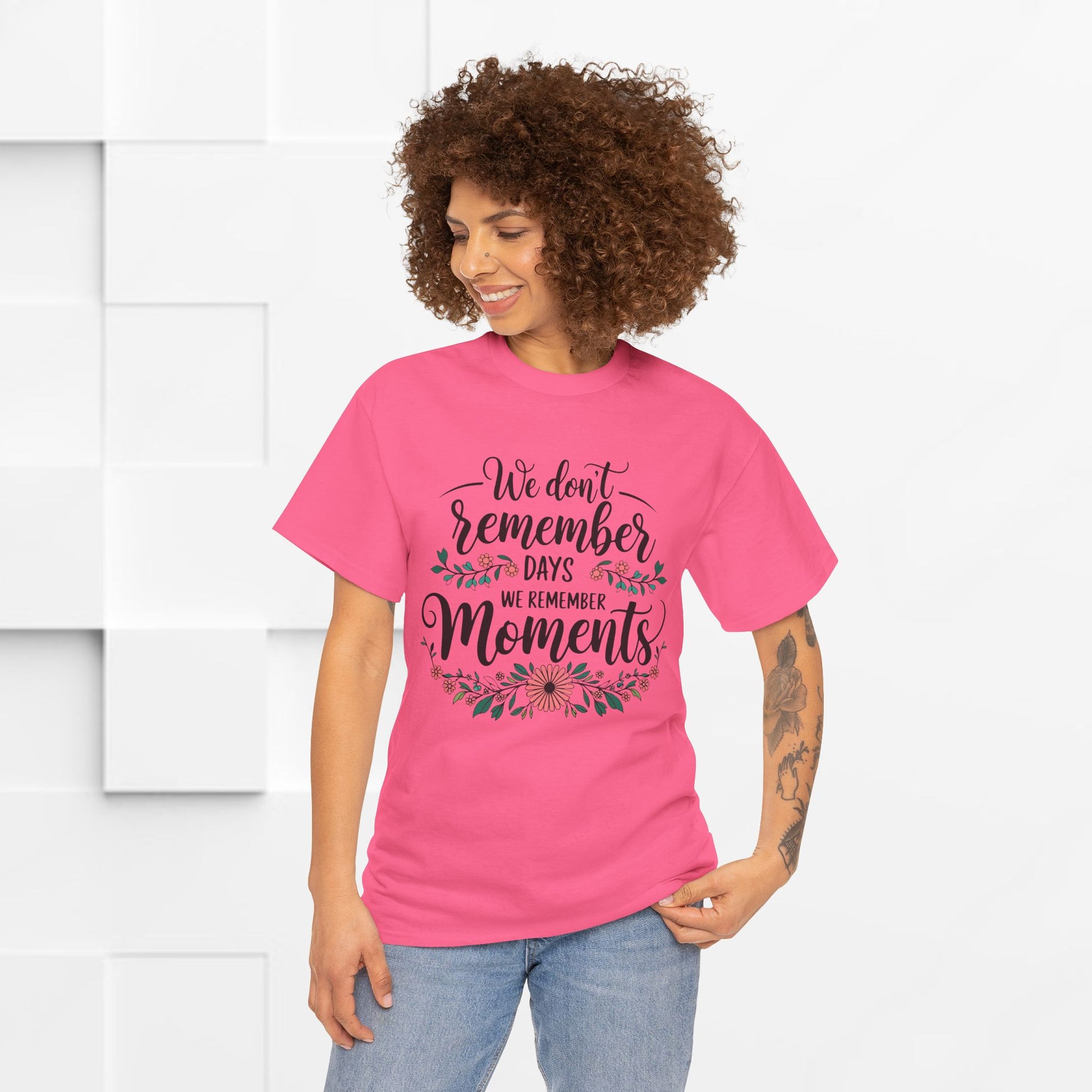 Moments Remembrance Unisex Heavy Cotton Tee - Inspirational Graphic Shirt - GULLYDESIGN