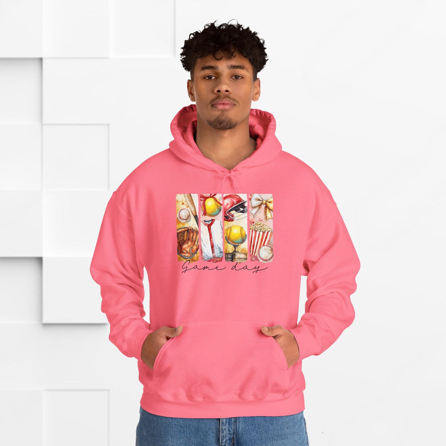 Game Day Hoodie – Unisex Heavy Blend™ Sweatshirt for Sports Enthusiasts