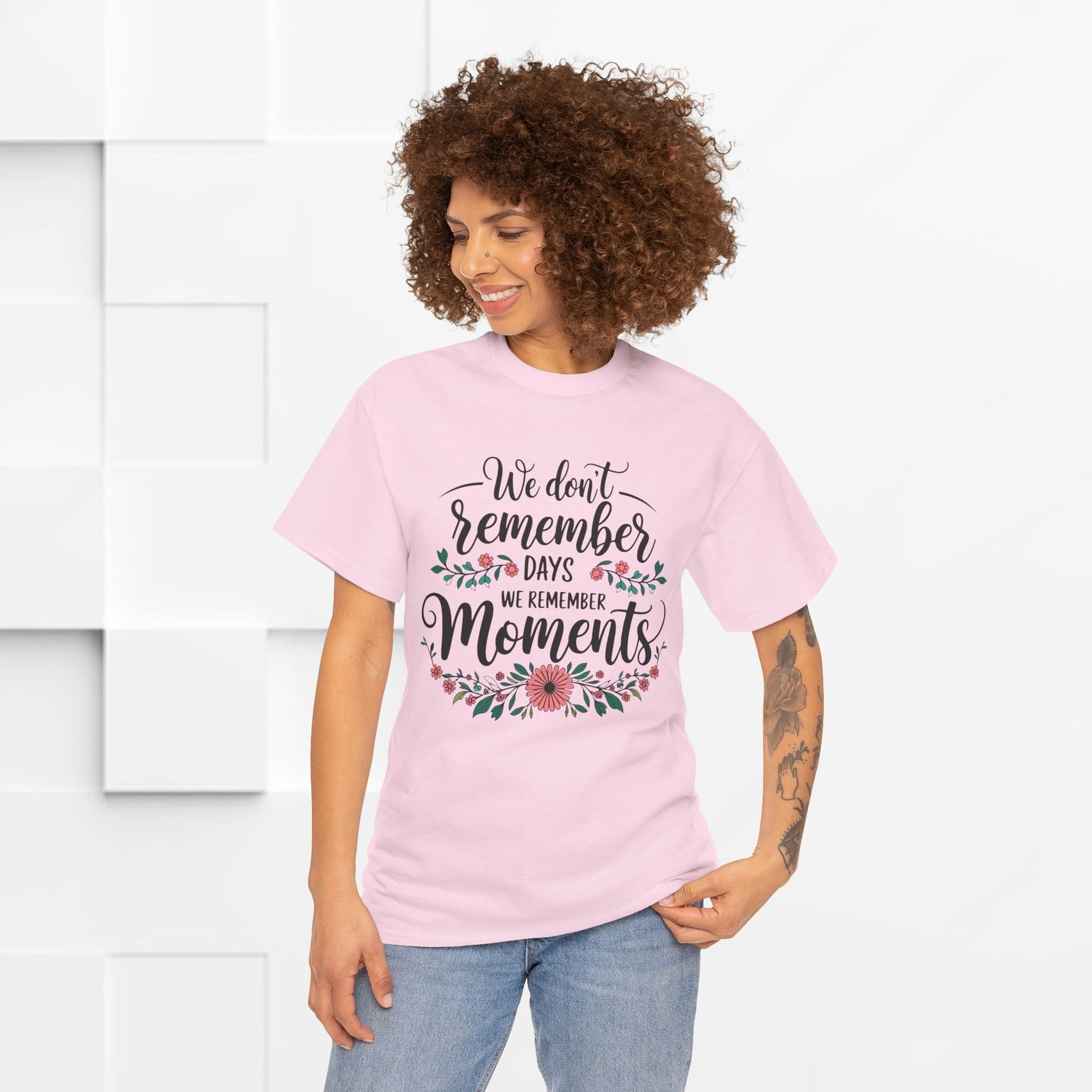 Moments Remembrance Unisex Heavy Cotton Tee - Inspirational Graphic Shirt - GULLYDESIGN