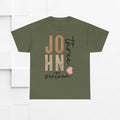 Personalized Unisex Heavy Cotton Tee - Custom Name & Age Design - GULLYDESIGN
