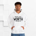 Know Your Worth Inspirational Hoodie - GULLYDESIGN
