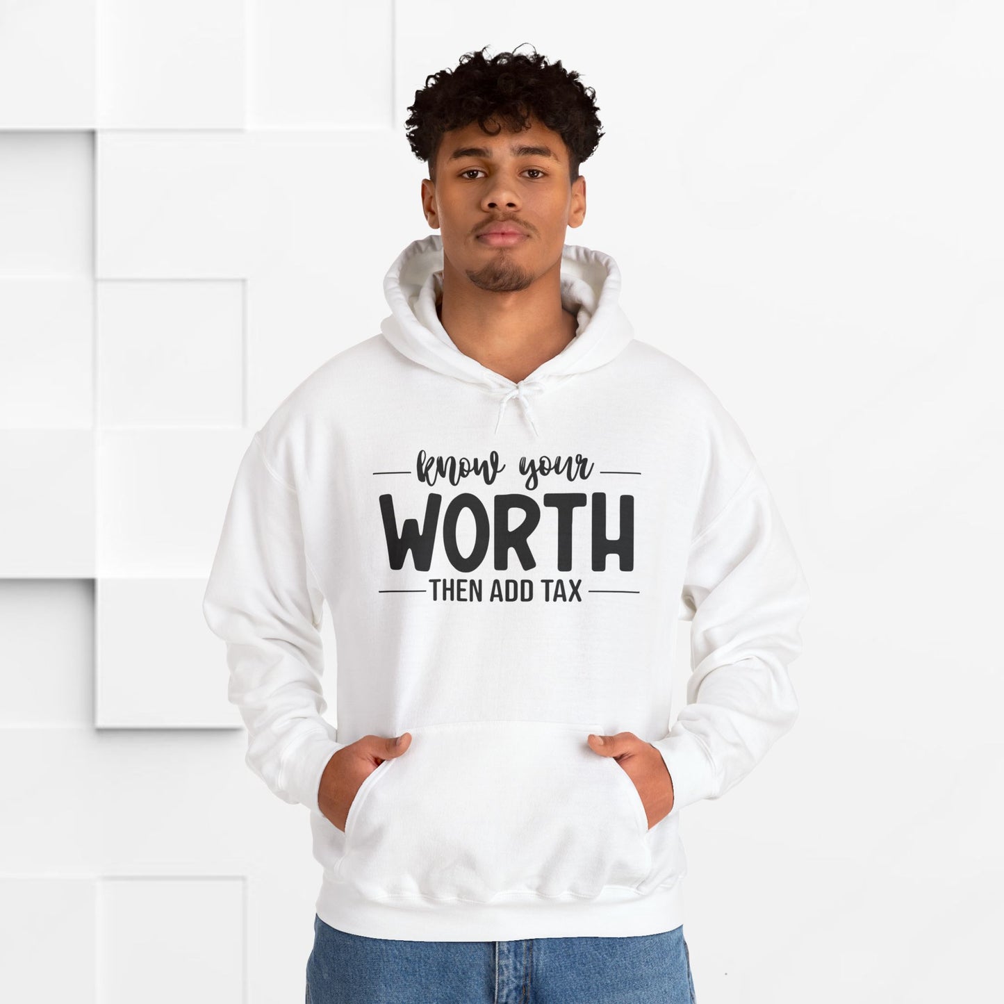 Know Your Worth Inspirational Hoodie