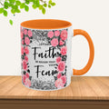 Colorful Floral Faith Mugs - Inspirational Coffee Cups for Home & Gifts - GULLYDESIGN