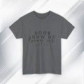 Inspirational Unisex Heavy Cotton Tee - 'Oh How He Loves Us' John 4:10 - GULLYDESIGN