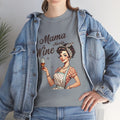 Mama Needs Wine Unisex Heavy Cotton Tee - Fun and Playful Gift for Wine Lovers - GULLYDESIGN