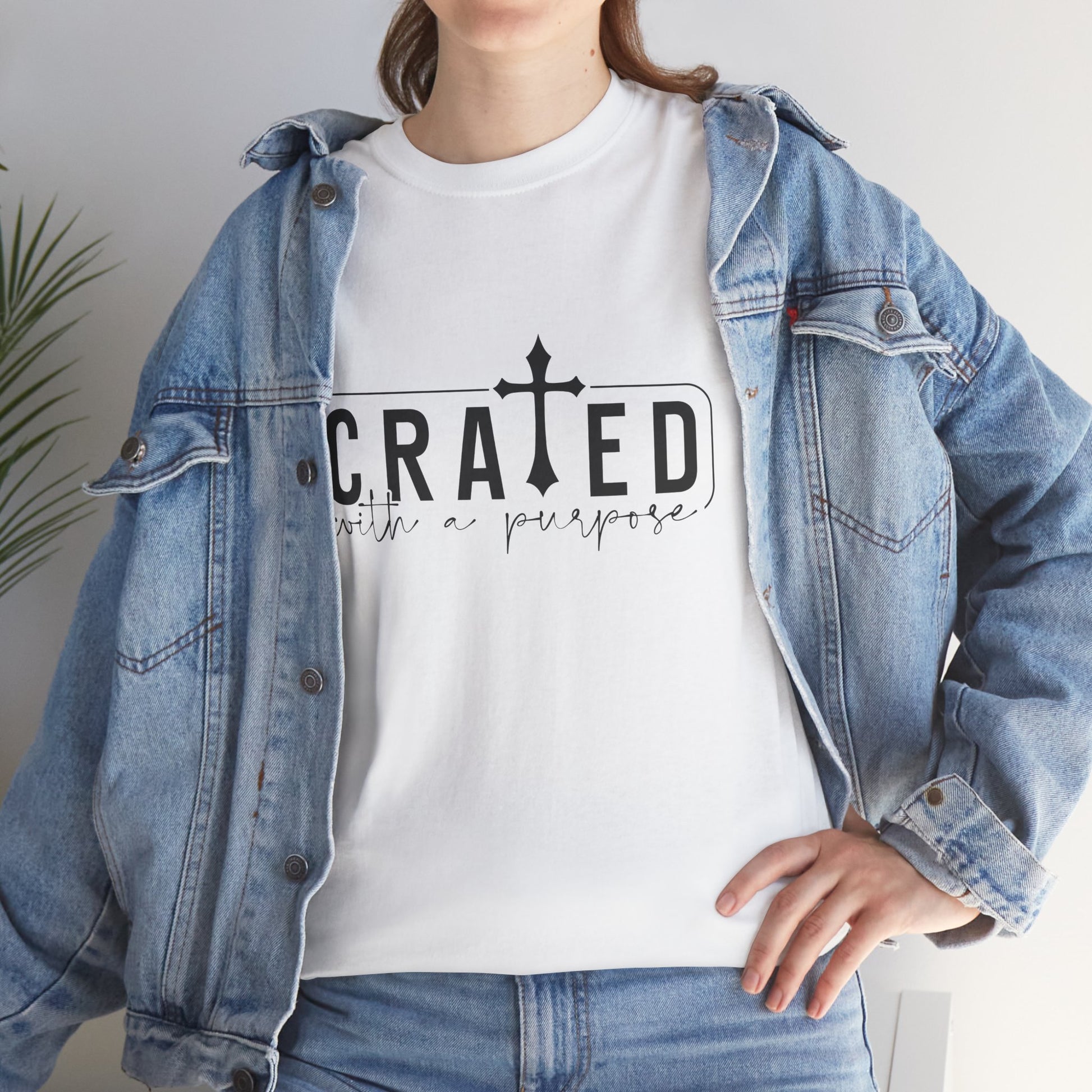 Unisex Heavy Cotton Tee - Grated with a Purpose Graphic Tee - GULLYDESIGN