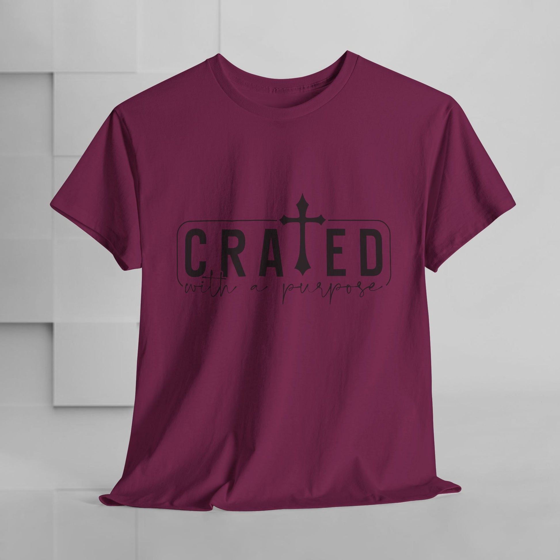 Unisex Heavy Cotton Tee - Grated with a Purpose Graphic Tee - GULLYDESIGN