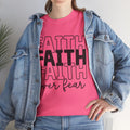 Faith Over Fear Unisex Heavy Cotton Tee - Inspirational T-Shirt - GULLYDESIGN