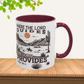 Inspirational Desert Scene Mug - 11oz & 15oz Colorful Coffee Cup for Faith & Encouragement - GULLYDESIGN