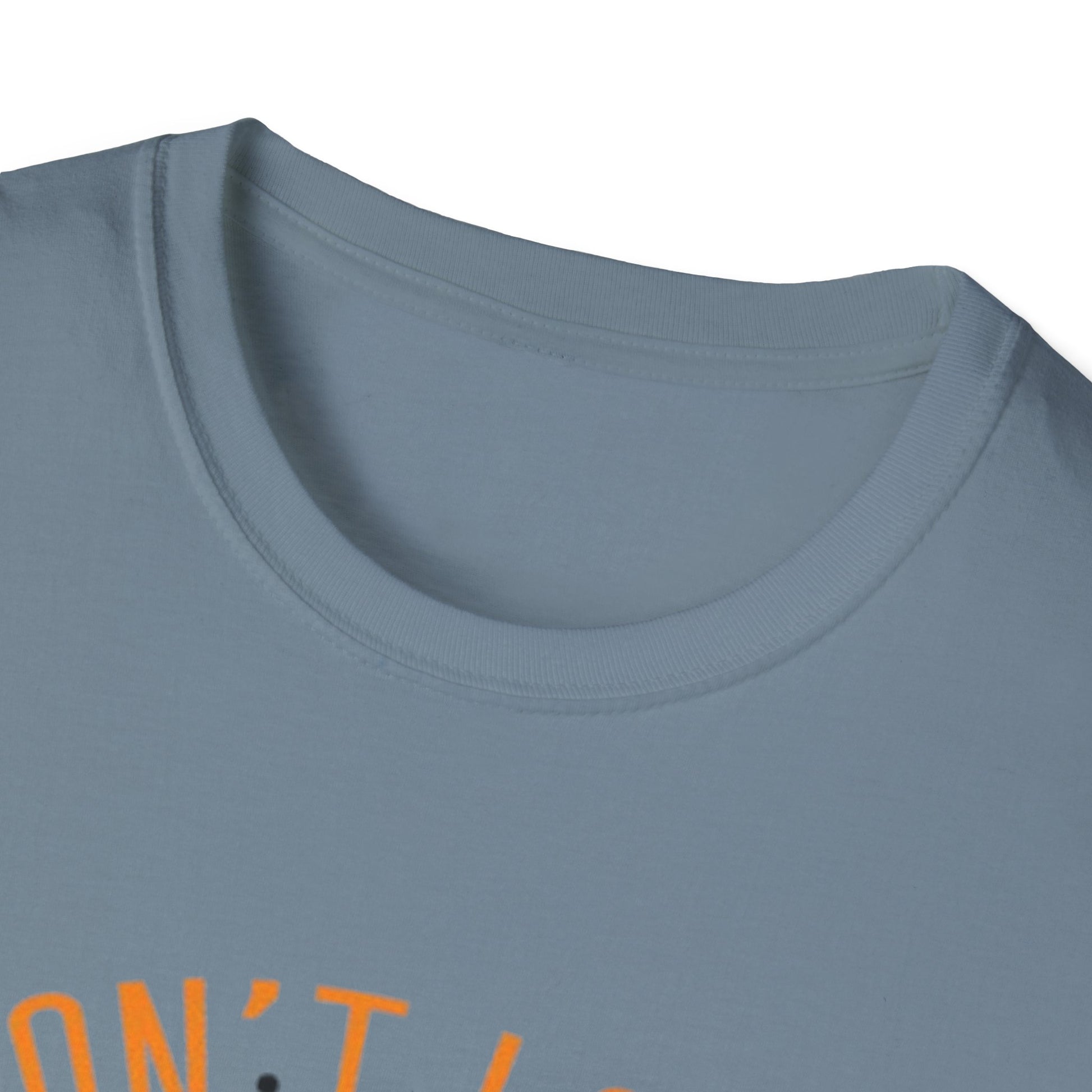 Inspirational Unisex Softstyle T-Shirt - 'Don't Look Back You're Not Going That Way' - Motivational Apparel for Everyday Wear - GULLYDESIGN